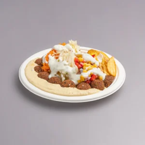 Falafel tál -- .Piros Street Food Esztergom