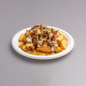 Sajtszószos kebabtál -- .Piros Street Food Esztergom